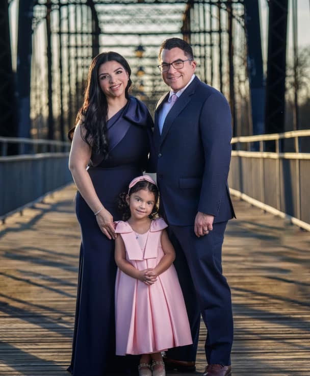 High end intentional family portrait